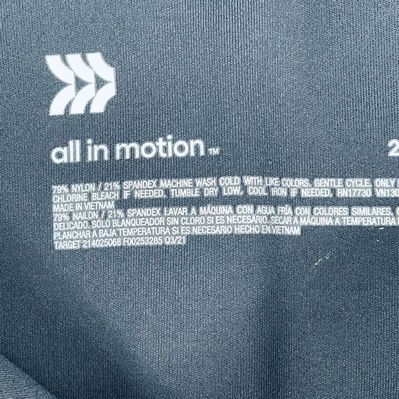All In Motion Black Stretch Leggings Pants No Pockets Women 3X New NWT - Picture 6 of 7